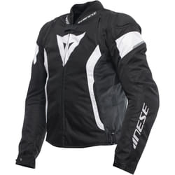 Dainese Avro 5 Veste textile de moto, noir-blanc, taille 62 pour Hommes
