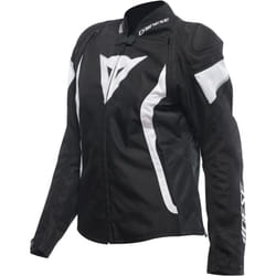 Dainese Avro 5 Veste textile de moto pour dames, noir-blanc, taille 42 pour Femmes