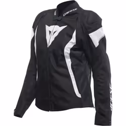Dainese Avro 5 Veste textile de moto pour dames, noir-blanc, taille 42 pour Femmes