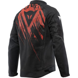 Dainese Herosphere Tex Tarmac Blouson textile de moto, noir-rouge, taille 60 pour Hommes