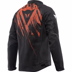 Dainese Herosphere Tex Tarmac Blouson textile de moto, noir-rouge, taille 62 pour Hommes