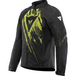 Dainese Herosphere Tex Tarmac Blouson textile de moto, noir-jaune, taille 52 pour Hommes