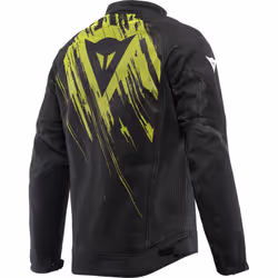 Dainese Herosphere Tex Tarmac Blouson textile de moto, noir-jaune, taille 56 pour Hommes