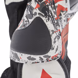 Dainese Mig 3 Unisex Gants de moto, noir-blanc-rouge, taille L pour Hommes - Vue supplémentaire 4