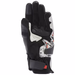 Dainese Mig 3 Unisex Gants de moto, noir-blanc-rouge, taille XS pour Hommes
