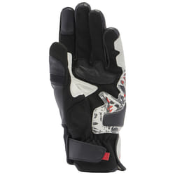 Dainese Mig 3 Unisex Gants de moto, noir-blanc-rouge, taille XS pour Hommes