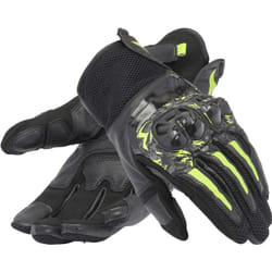 Dainese Mig 3 Unisex Gants de moto, noir-gris-jaune, taille 2XS pour Hommes