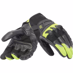 Dainese X-Ride 2 Ergo-Tek Gants de moto, noir-jaune, taille 2XL pour Hommes