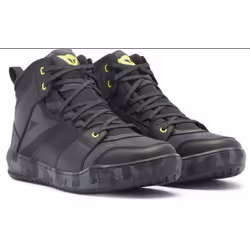 Dainese Suburb D-WP chaussures de moto imperméables, noir-gris-jaune, taille 39 pour Hommes