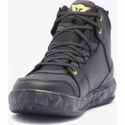 Dainese Suburb D-WP chaussures de moto imperméables, noir-gris-jaune, taille 41 pour Hommes
