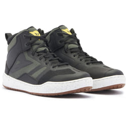 Dainese Suburb Air Chaussures de moto, noir-vert-jaune, taille 41 pour Hommes
