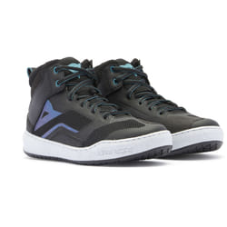 Dainese Suburb Air Chaussures de moto pour dames, noir-blanc-bleu, taille 39 pour Femmes