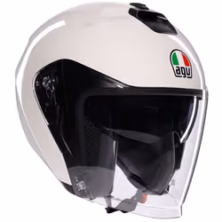 AGV Irides Mono Logo Casque jet, blanc, taille S pour Hommes