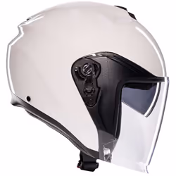 AGV Irides Mono Logo Casque jet, blanc, taille S pour Hommes