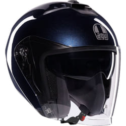 AGV Irides Mono Casque jet, bleu, taille XS pour Hommes