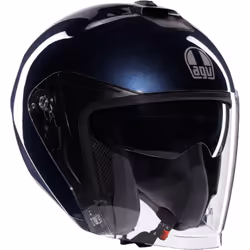 AGV Irides Mono Casque jet, bleu, taille S pour Hommes