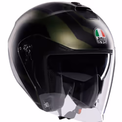 AGV Irides Sakai Casque jet, vert, taille XL pour Hommes