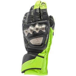 Dainese Full Metal 7 Gants de moto, noir-jaune, taille M pour Hommes