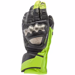 Dainese Full Metal 7 Gants de moto, noir-jaune, taille XL pour Hommes