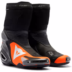 Dainese Axial 2 Bottes de moto, noir-rouge, taille 41 pour Hommes