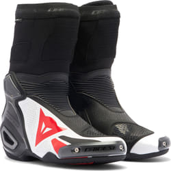 Dainese Axial 2 Air bottes de moto perforées, noir-blanc-rouge, taille 46 pour Hommes