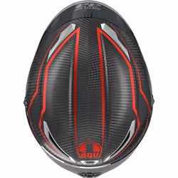 AGV Pista GP RR Performante Carbon Casque, noir-rouge, taille L pour Hommes