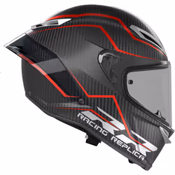 AGV Pista GP RR Performante Carbon Casque, noir-rouge, taille L pour Hommes