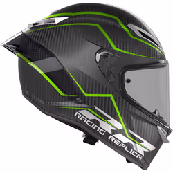 AGV Pista GP RR Performante Carbon Casque, noir-vert, taille L pour Hommes - Vue supplémentaire 6