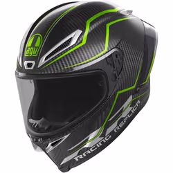 AGV Pista GP RR Performante Carbon Casque, noir-vert, taille XL pour Hommes