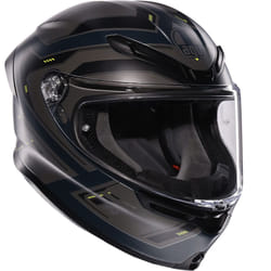 AGV K6 S Enhance Casque, gris-jaune, taille M