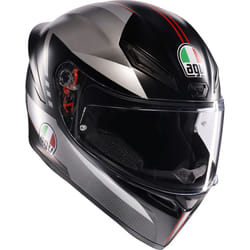 AGV K1 S Lap Casque, noir-rouge, taille L pour Hommes