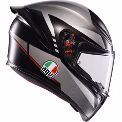 AGV K1 S Lap Casque, noir-rouge, taille L pour Hommes - Vue supplémentaire 5