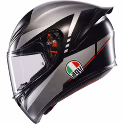 AGV K1 S Lap Casque, noir-rouge, taille L pour Hommes - Vue supplémentaire 6
