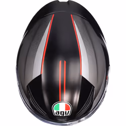 AGV K1 S Lap Casque, noir-rouge, taille L pour Hommes - Vue supplémentaire 8