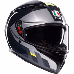 AGV K3 Shade 22.06 Casque, gris, taille M pour Hommes