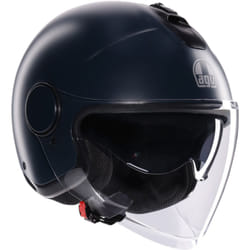 AGV Eteres Mono Casque jet, noir-bleu, taille XS pour Hommes
