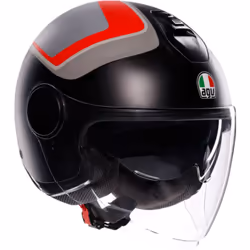 AGV Eteres Scaglieri Casque jet, gris-argent, taille XL pour Hommes
