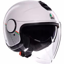 AGV Eteres Capoliveri Casque jet, blanc, taille XL pour Hommes