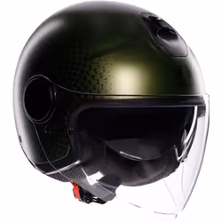 AGV Eteres Andora Casque jet, noir-vert, taille M pour Hommes