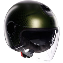 AGV Eteres Andora Casque jet, noir-vert, taille XL pour Hommes