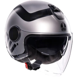 AGV Eteres Rimini Casque jet, noir-gris, taille XL pour Hommes