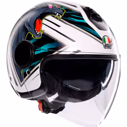 AGV Eteres Ghepard Casque jet, multicolore, taille XL pour Hommes