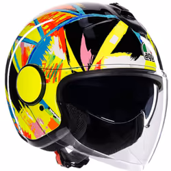 AGV Eteres Rossi Winter Test 2019 Casque jet, multicolore, taille XL pour Hommes