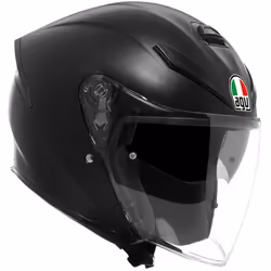 AGV K5 Jet Evo Mono Casque jet, noir, taille S pour Hommes