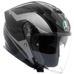AGV K5 Jet Evo Tuna Casque jet, noir-vert, taille XS pour Hommes