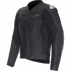 Dainese Racing 5 Blouson de moto en cuir, noir, taille 50 pour Hommes