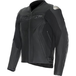 Dainese Racing 5 Blouson de moto en cuir, noir, taille 52 pour Hommes