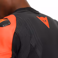 Dainese Racing 5 Blouson de moto en cuir, noir-rouge, taille 50 pour Hommes - Vue supplémentaire 7