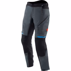 Dainese Mangen Absoluteshell Pro Pantalon textile de moto imperméable, noir-gris-bleu, taille 54 pour Hommes