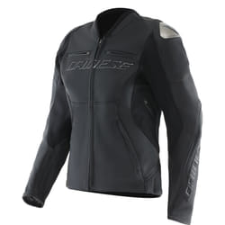 Dainese Racing 5 Blouson en cuir de moto pour femmes, noir, taille 42